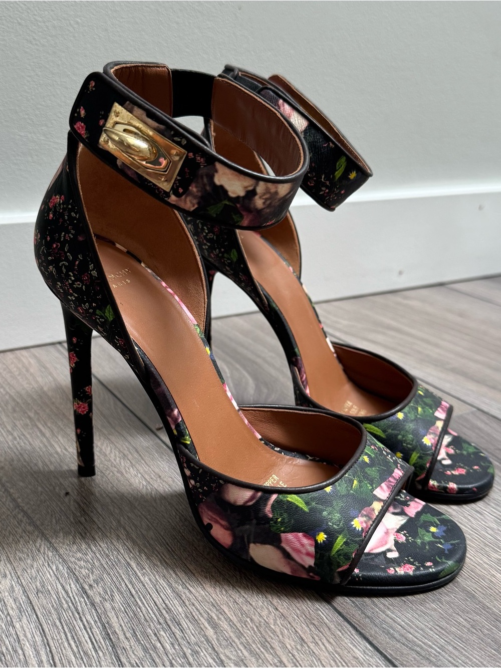 Givenchy Leather Floral Sandal